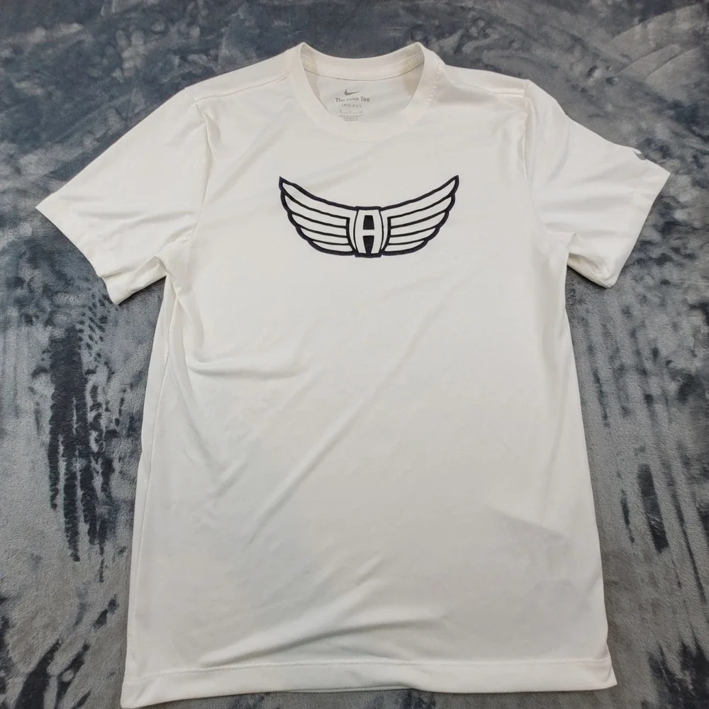 Nike Dri-FIT Wings of Victory Graphic T-Shirt White Mens Small AR6029-100